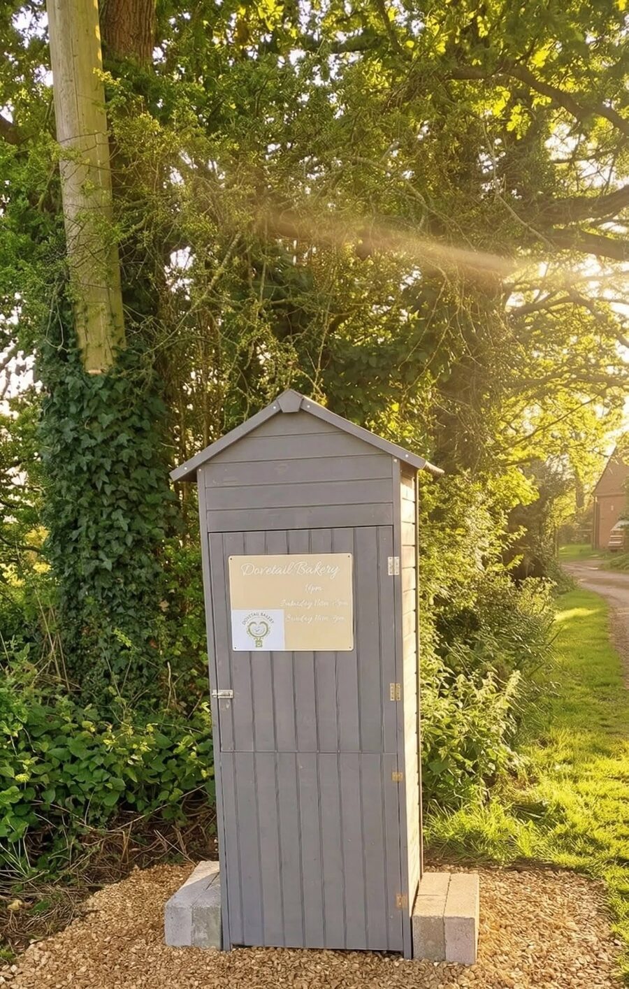 The Dovetail Bakery Honest Shed Stand by the roadside